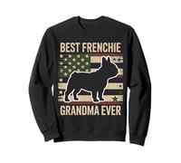 Bulldog Francés Mamá Mejor Abuela Frenchie Nunca Sudadera
