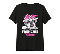 Bulldog Francés Mamá Mujer Frenchie Idea de Regalo Camiseta Premium