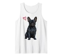 Bulldog Francés Negro, Frenchie Negro Camiseta sin Mangas