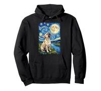 Bulldog Francés Noche Estrellada Aullido Sudadera con Capucha