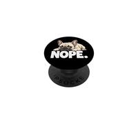 Bulldog Francés Nope Hoy No Mala Actitud Perezoso Frenchie PopSockets PopGrip Adhesivo