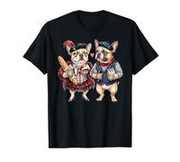 Bulldog Francés Perro Amor Bandera Francia Camiseta