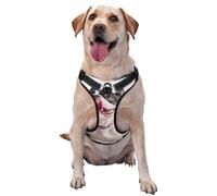 Bulldog francés, Perro Curioso y Feliz,Arnés para Mascotas, arnés Reflectante Ajustable para Perros,XL