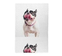 Bulldog francés, Perro Curioso y Feliz, Rompecabezas de 1000 Piezas, Rompecabezas de Madera para Toda la Familia, decoración de Pared para Adultos y Adolescentes.