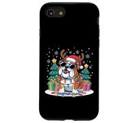 Bulldog Francés Reno de Navidad con Luces navideñas Carcasa para iPhone SE (2020) / 7/8