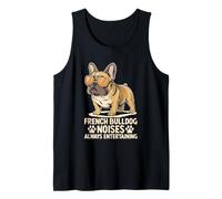 Bulldog francés ruidos siempre entretenidos rescate de razas de perros Camiseta sin Mangas