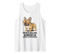 Bulldog francés ruidos siempre entretenidos rescate de razas de perros Camiseta sin Mangas