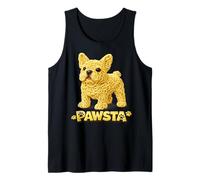 Bulldog Francés Spaghetti Fideos Comida Italiana Cachorro Camiseta sin Mangas