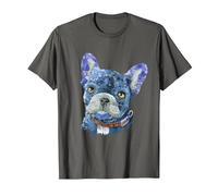 Bulldog francés Tshirt Mujeres Ropa Bulldog francés Chien Camiseta, Hombre, Asfalto, 4XL