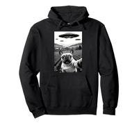 Bulldog francés UFO, Extranjero francés, Perro Divertido, dueño de Perro Sudadera con Capucha