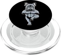 Bulldog Francés Yoga Cachorro Perros Divertidos Árbol Pose Vrikshasana PopSockets PopGrip para MagSafe