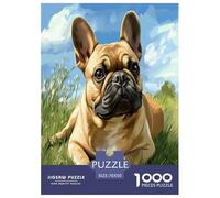 Bulldog Francese 1000 Piezas Impresionante Puzzle A Partir De 14 Años Inteligencia Juguete Entretenimiento Creativo Desafíos Extra Divertidos EduGatoivo 70x50cm/1000pcs