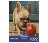 Bulldog Francese 1000 Piezas Impresionante Puzzle A Partir De 14 Años Inteligencia Juguete Entretenimiento Creativo Diversión EduGatoivo 70x50cm/1000pcs
