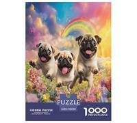 Bulldog Francese Puzzle 1000 Piezas Un Desafío Imposible Juguetes Resistentes A La Presión para Toda La Familia Regalos para Mujeresregalos para Hombres para Adultos Y Niños 70x50cm/1000pcs