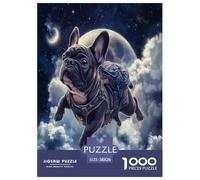 Bulldog Francese Puzzle Imposible,desafío for Adults Juego Educativo 1000 Piezas Obra De Arte De Juego De para Adultos Y Niños A Partir De 12 Años 38x26cm/1000pcs