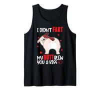 Bulldog I Didn’t Fart My Butt Blew You A Kiss Funny Dog Camiseta sin Mangas