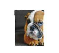 Bulldog Inglés arrodillado, Squeeze Top Wallet Bolsa de Almacenamiento para Mujer Monedero pequeño Bolsa de Cambio