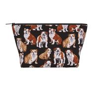 Bulldog inglés, Bolsa de artículos de tocador Bolsa de Maquillaje Bolsa de cosméticos Bolsa de artículos de tocador de Viaje portátil