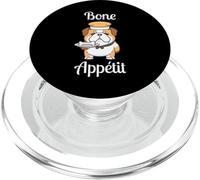 Bulldog inglés Bone Appétit Divertido para cocinar Perros PopSockets PopGrip para MagSafe