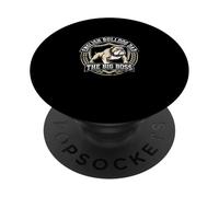 Bulldog Inglés Dad The Big Boss Dog Lover Pet Parent PopSockets PopGrip Adhesivo