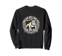 Bulldog Inglés Dad The Big Boss Dog Lover Pet Parent Sudadera