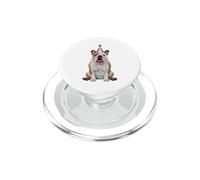 Bulldog Inglés Let's Pawty Fiesta de cumpleaños Amante de los Perros PopSockets PopGrip para MagSafe