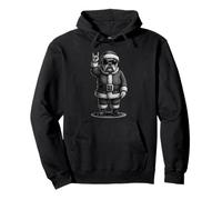 Bulldog Inglés Música Rock Navidad Amante de los Sudadera con Capucha