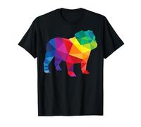 Bulldog inglés, orgullo gay, LGBT, LGBTQ, bandera arcoíris, amantes de los perros Camiseta