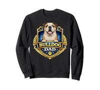 Bulldog Inglés Papá Diseño Divertido Bulldog Amantes Sudadera