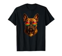 Bulldog inglés Realista con Actitud Divertido Arte Amante de los Perros Camiseta