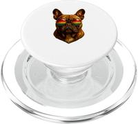 Bulldog inglés Realista con Actitud Divertido Arte Amante de los Perros PopSockets PopGrip para MagSafe