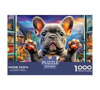 Bulldog Juego De Puzzle En Familia Una Tormenta De Color Y Desafío - El Regalo Original Que Hará Inolvidable Tu Navidad, Recomendado para +14 38x26cm/1000pcs
