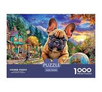 Bulldog Juego De Puzzle En Familia Una Tormenta De Color Y Desafío - El Regalo Original Que Hará Inolvidable Tu Navidad, Recomendado para +14 70x50cm/1000pcs