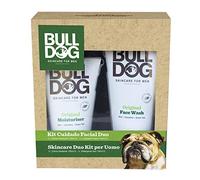 BULLDOG Kit Limpiador Facial+Hidratante para todo tipo de piel, hidratación y cuidado diario, formato práctico