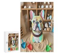 Bulldog Puzzle 1000 Piezas Desafío Intelectual 3D Rompecabezas para Familia DIY Creativo Aliviar Estrés Decoración Hogar Estera Portátil 1000 PCS