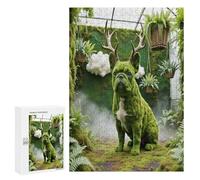 Bulldog Puzzle 300 Piezas Educativo Infantil Juego De Rompecabezas para Familia DIY Entretenimiento 3D Maquetas Construir Aliviar Estrés 300 PCS