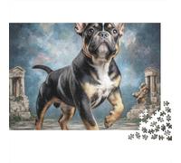 Bulldog Puzzle de 1000 Piezas Papel para Adultos Ruinas Antiguas Puzzle para Toda la Familia Decoración Regalo 52x38cm/1000pcs