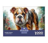 Bulldog Puzzle Imposible,desafío for Adults Jardín de Cuento de Hadas 1000 Piezas Obra De Arte De Juego De para Adultos, Regalos A Partir De 14 Años 70x50cm/1000pcs