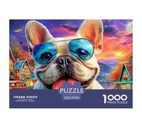 Bulldog Puzzle para Adultos Desafío Multicolor De Alta Complejidad - El Regalo Navideño Ideal para Un Público Amplio: Mujeres, Hombres, Adultos Y Niños 14+ 70x50cm/1000pcs