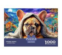 Bulldog Puzzle para Adultos Rompecabezas Desafiante con La Nitidez De La Alta Definición - Un Regalo Navideño Adultos Y Niños Desde 14 Años 70x50cm/1000pcs