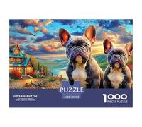 Bulldog Puzzle para Adultos Rompecabezas Imposible, Multicolor Y Único - El Regalo Original para Una Navidad Inolvidable, Recomendado Desde 14 Años 70x50cm/1000pcs