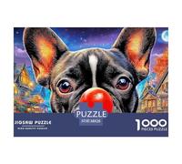 Bulldog Puzzle para Adultos Rompecabezas Imposible, Multicolor Y Único - El Regalo Original para Una Navidad Inolvidable, Recomendado Desde 14 Años 38x26cm/1000pcs