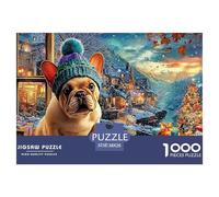 Bulldog Puzzle para Adultos Rompecabezas Imposible, Multicolor Y Único - El Regalo Original para Una Navidad Inolvidable, Recomendado Desde 14 Años 38x26cm/1000pcs