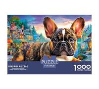 Bulldog Puzzle para Adultos Rompecabezas Imposible, Multicolor Y Único - El Regalo Original para Una Navidad Inolvidable, Recomendado Desde 14 Años 38x26cm/1000pcs