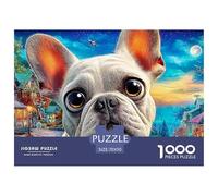 Bulldog Puzzle para Adultos Rompecabezas Imposible, Multicolor Y Único - El Regalo Original para Una Navidad Inolvidable, Recomendado Desde 14 Años 70x50cm/1000pcs