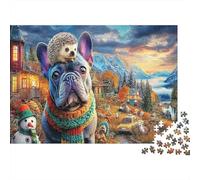 Bulldog Rompecabezas Clásicos 1000 Pieza S Adultos Niños Imposible Difícil Descompresión Regalo 38x26cm/1000pcs
