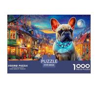 Bulldog Rompecabezas para Adultos Un Desafío Lleno De Color Y Detalle Triunfa Entre Hombres Y Mujeres A Partir De 14 Años 38x26cm/1000pcs