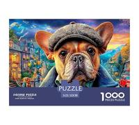 Bulldog Rompecabezas para Adultos Una Obra De Arte Que Supone Un Gran Desafío Fascinará A Hombres Y Mujeres (A Partir De 14 Años) 52x38cm/1000pcs