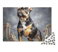Bulldog Ruinas Antiguas Puzzle para Adultos Puzzle de 1000 Piezas Papel Relajación Hogar 52x38cm/1000pcs