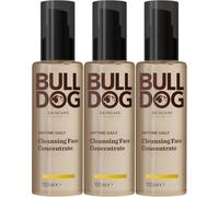 BULLDOG SKINCARE - Anytime - Concentrado de limpieza diaria para hombres | Lavado facial de 100 ml x paquete de 3